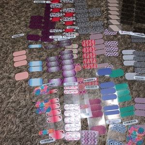 Jamberry odds and ends - NOT COMPLETE SHEETS